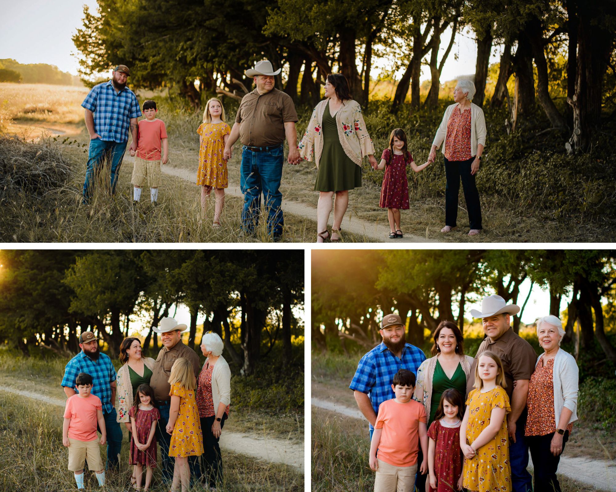 family session by photographer shelly voss in farmersville texas. session was held at erwin park in mckinney texas during golden hour.