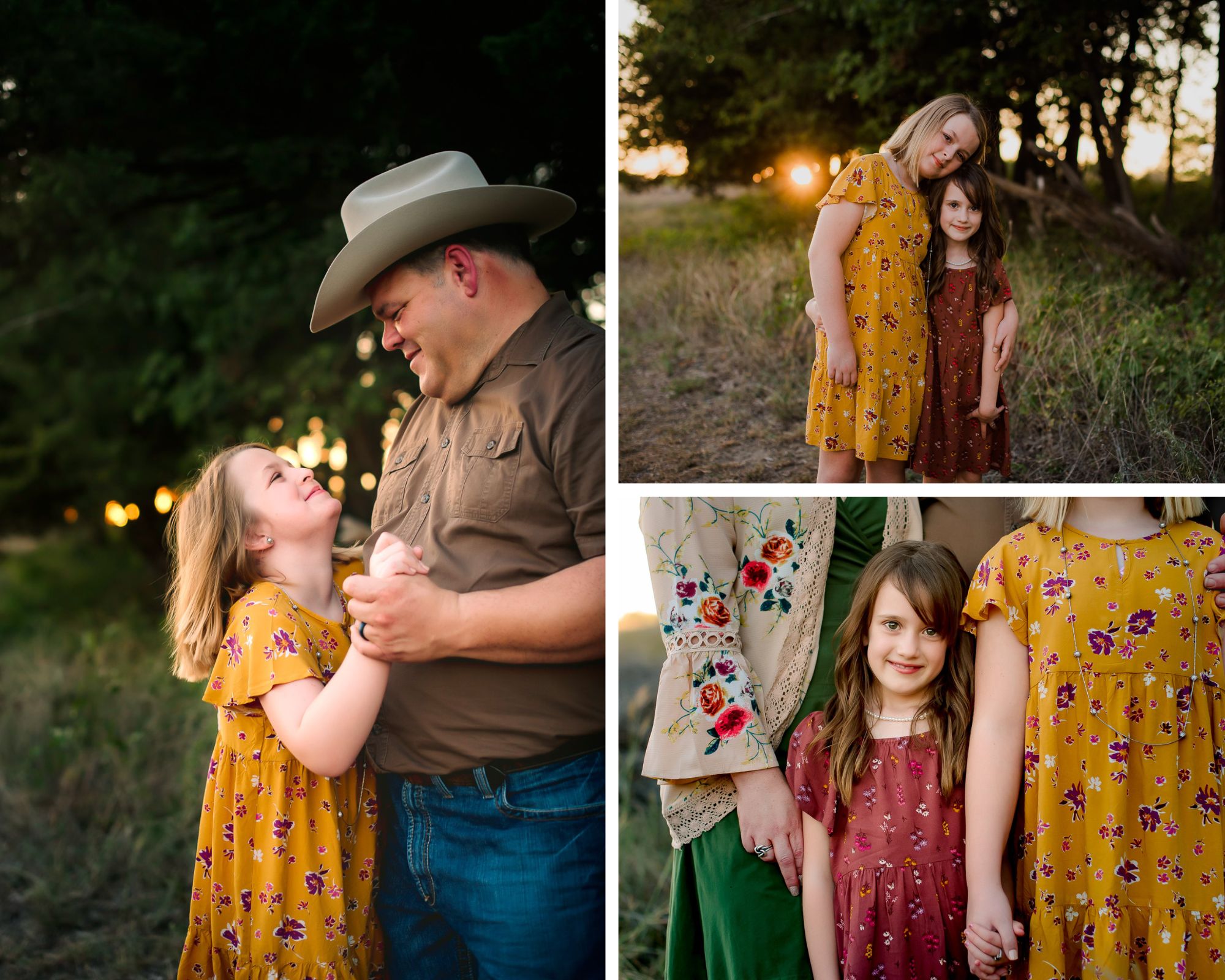 family session by photographer shelly voss in farmersville texas. session was held at erwin park in mckinney texas during golden hour.